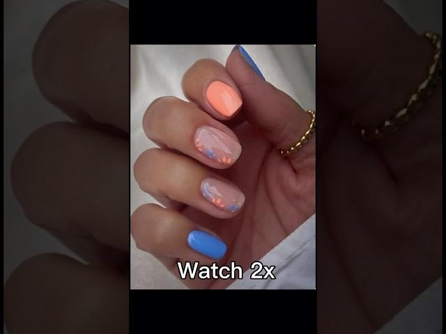 Your summer nails if you.. #subscribe #nails #summer #vibes #pinterest #inspo #preppy