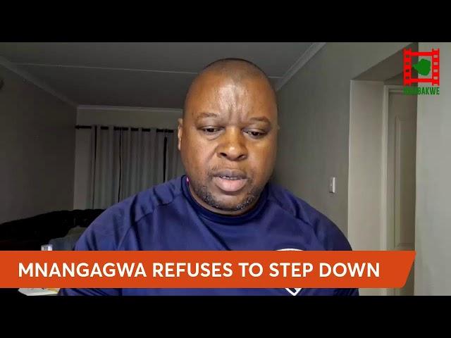 WATCH LIVE: Mnangagwa refuses to step down