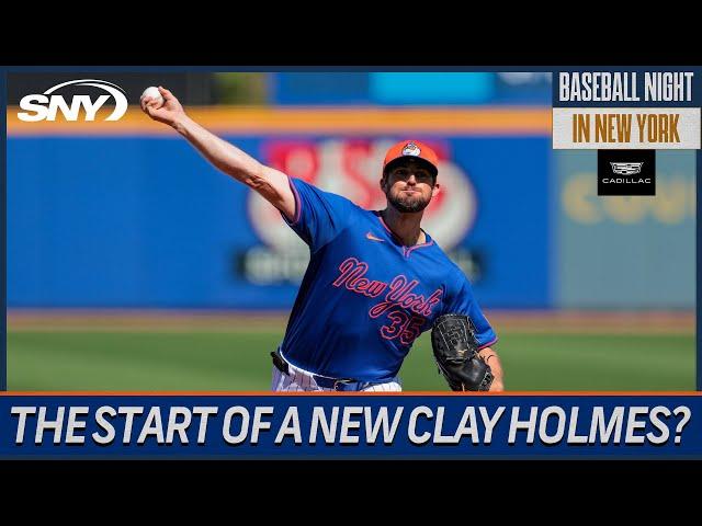 A closer look at Clay Holmes going from bullpen to starting rotation | Baseball Night in NY | SNY