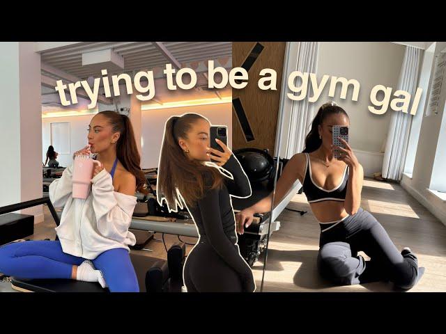 come to the gym with me!! *as a pilates girlie who's new to the gym*