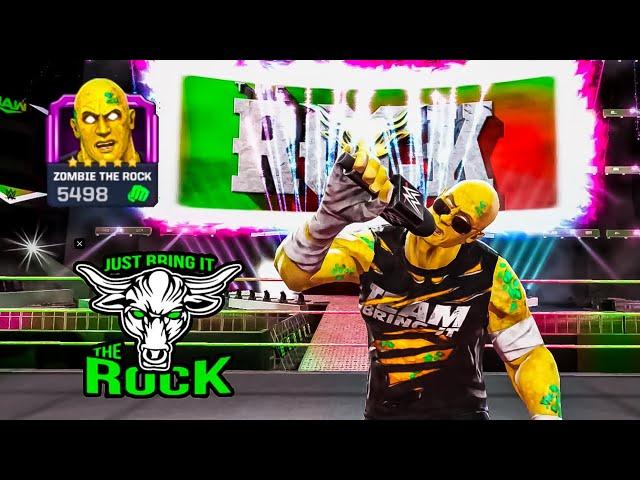 WWE MAYHEM 5 Star Zombie Superstar The Rock GamePlay