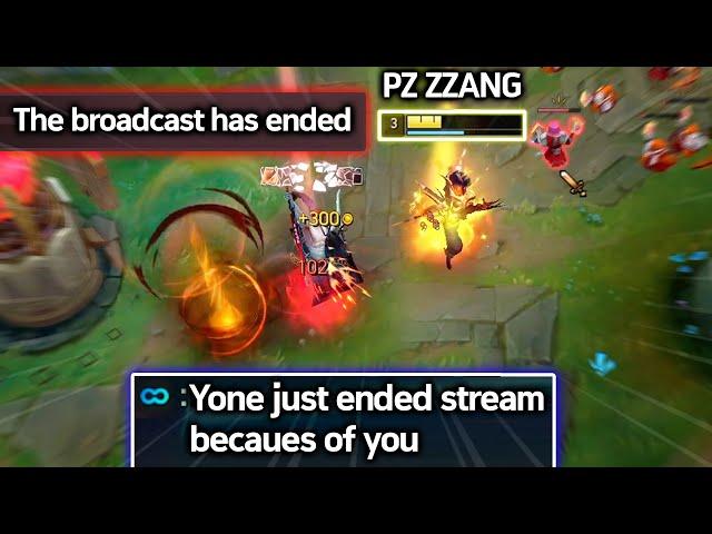 THIS STREAMER ENDED HIS LIVESTREAM AFTER GOING AGAINST MY YASUO