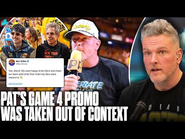 Ben Stiller Wasn’t Happy About My Game 4 Hype-Up For The Pacers…