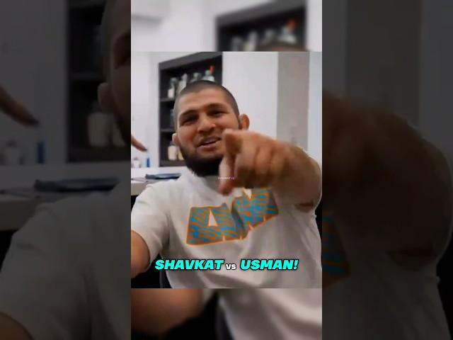 Khabib ADVISES Dana to book Usman vs Shavkat!