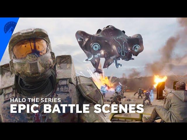 Halo The Series | Epic Battles Scenes from Season 1 | Paramount+