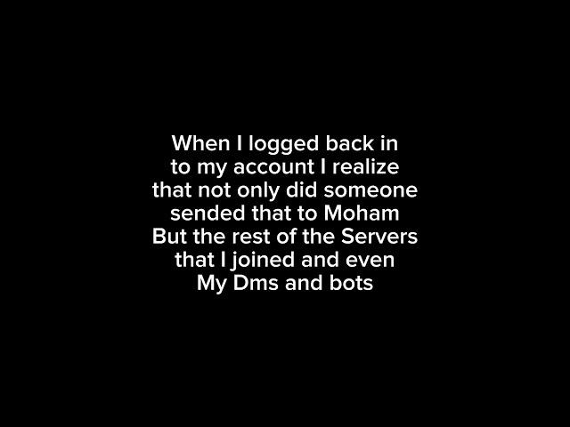I'm so sorry. . . .