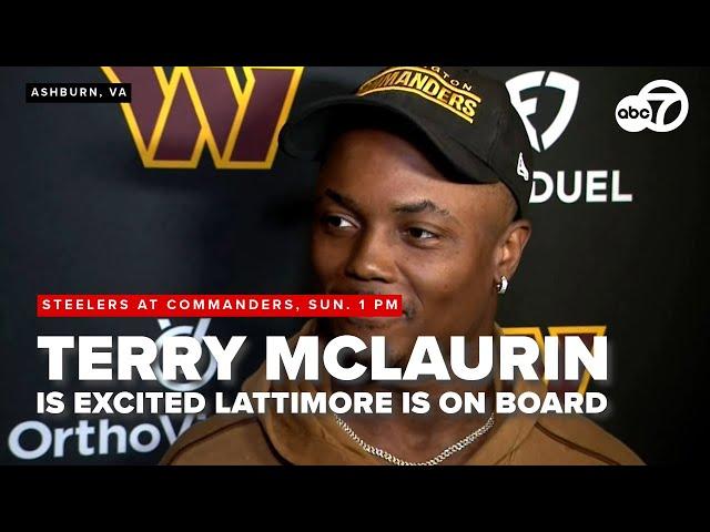 Commanders wide receiver Terry McLaurin sizes up the Steelers