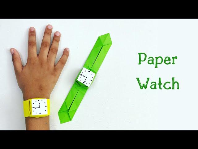 How To Make Easy Paper Watch For Kids / Nursery Craft Ideas / Paper Craft Easy / KIDS crafts