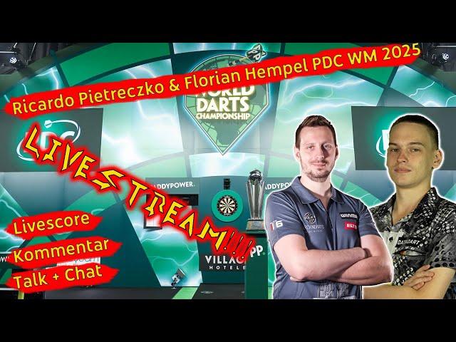 PDC World Championship LIVE Ricardo PIETRECZKO & Florian HEMPEL: Stats Watch Along Kommentar