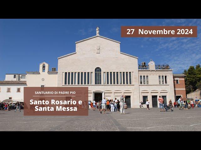 Santo Rosario e Santa Messa - 27 novembre 2024 (fr. Roman Rusek)