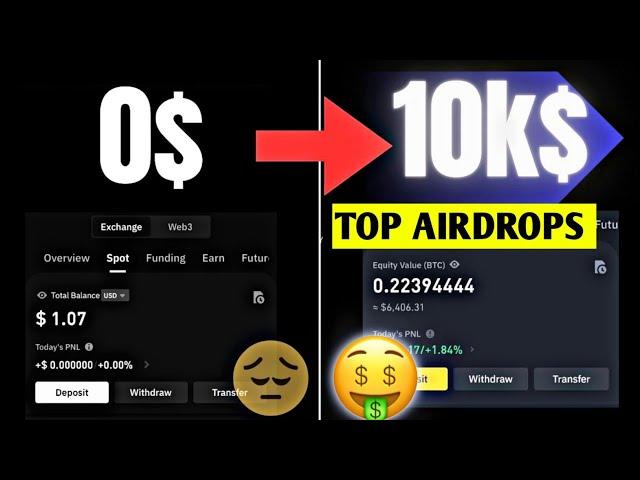 NEW FREE BIGGEST AIRDROPS 2025 | NEW AIRDROP TRENDS | DON'T MISS IT 🪂