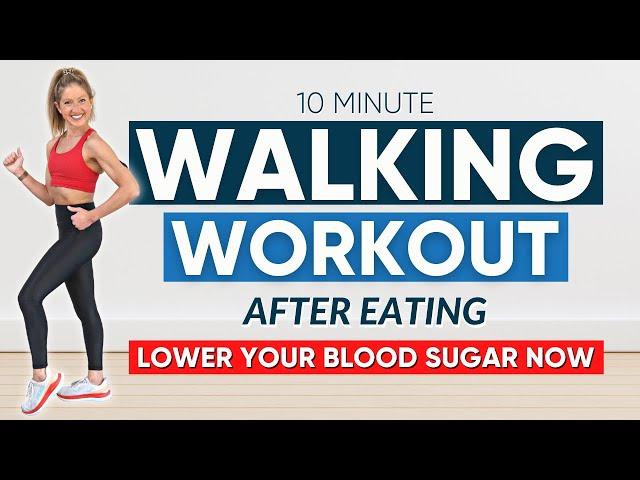 Walking workout after eating 10 minutes ( Lower your blood sugar now!! )