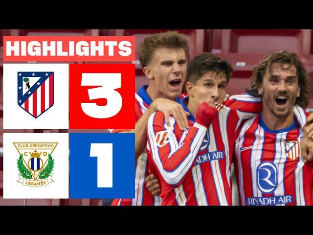 ATLÉTICO DE MADRID 3 - 1 CD LEGANÉS I HIGHLIGHTS LALIGA EA SPORTS