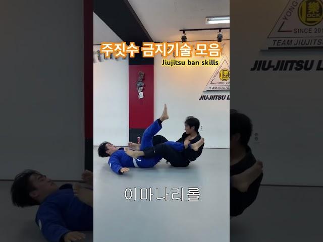 주짓수 금지기술들 모음/jiujitsu ban skills