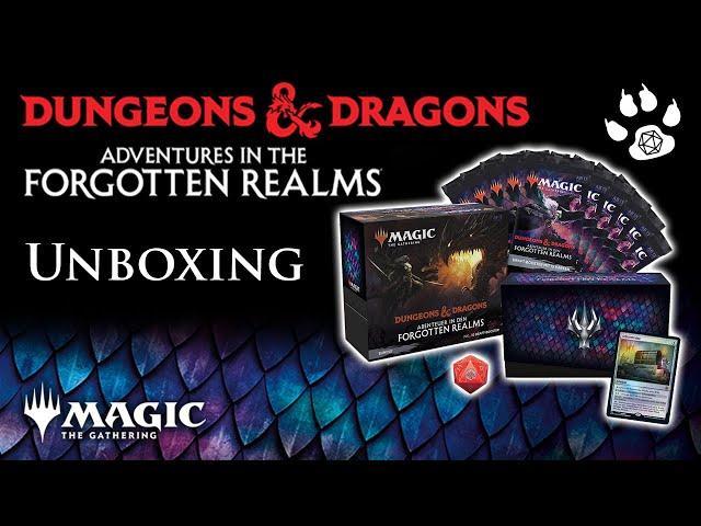 UNBOXING - MTG D&D Forgotten Realms - Band of Badgers
