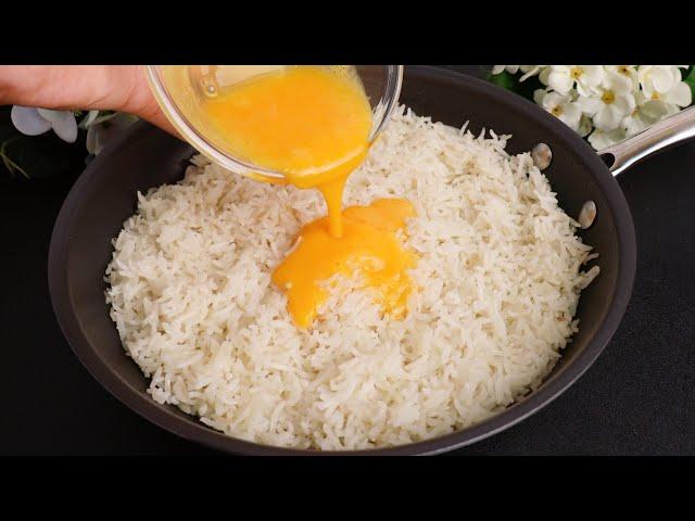 Do you have rice and eggs at home?  quick, easy and very tasty recipe that i can make every week!