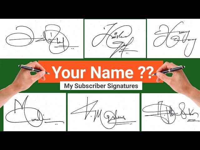 ️ Best Signature For My Name | Signature Creator | Signature Style [ #Signature ]
