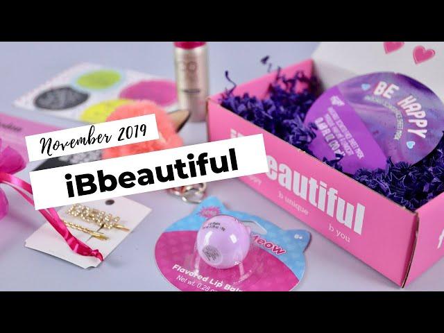 iBbeautiful Review November 2019: Teen Subscription Box