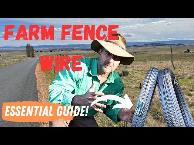 Essential Farm Fence Wire Choice Tips
