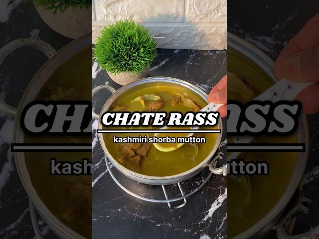 Kashmiri Chat E Rass | Maaz Rass | Mutton Shorba  For Newly Moms | Fozia Rasool