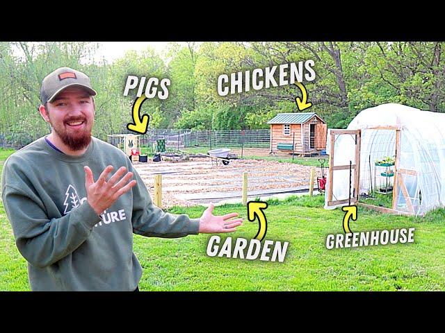 City to Farm in 2 Years (2.5 Acre Homestead Tour)