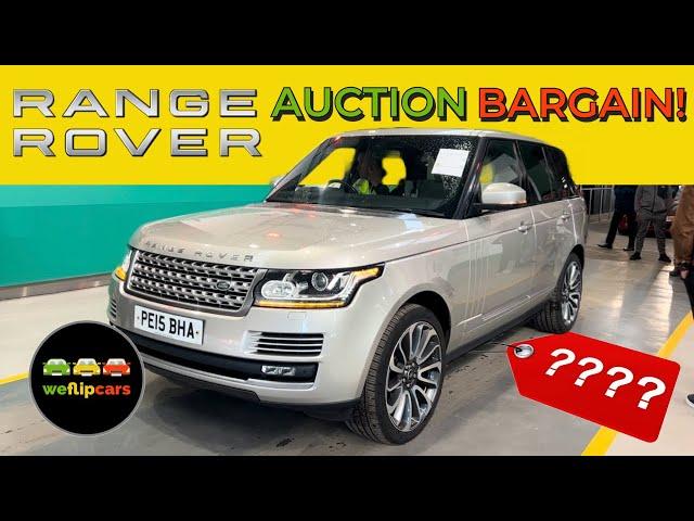 RANGE ROVER BARGAIN ( UK CAR AUCTION ) £100k+ NEW BUT SOLD FOR HOW MUCH??