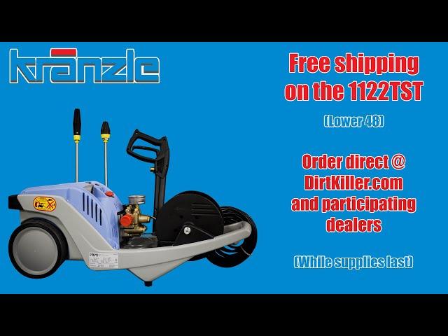 Kranzle USA Pressure Washer Perfection | Free Shipping on 1122TST 2023