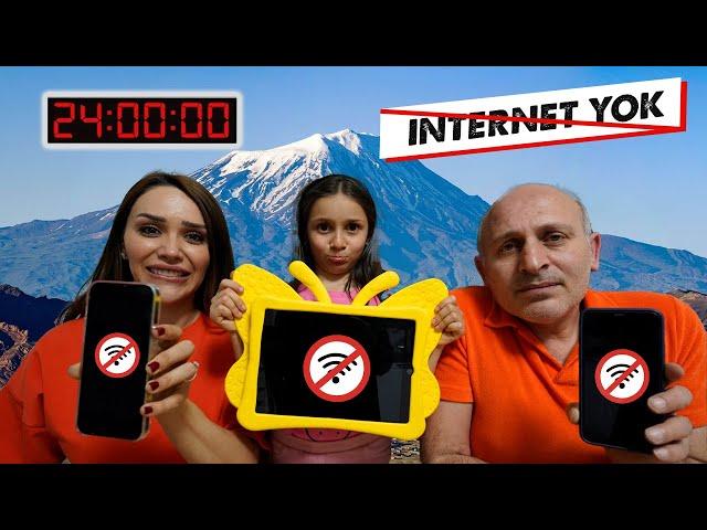 İNTERNETSİZ BİR GÜN GEÇİRMEK #24Saat TELEVİZYON TELEFON TABLET YOK