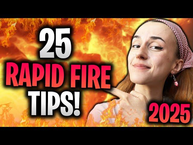 25 RAPID FIRE Tips EVERYONE Should Know! (Raid Shadow Legends)