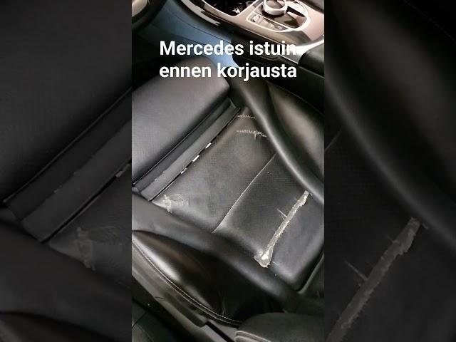 Mercedes vaurioitunut verhoilu
