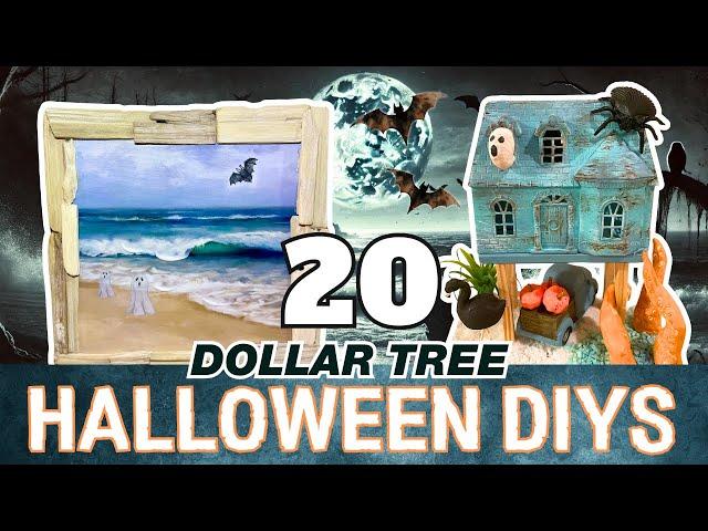  Beachy & Boo-tiful! 20 Coastal Halloween Dollar Tree DIYS You’ll Love!