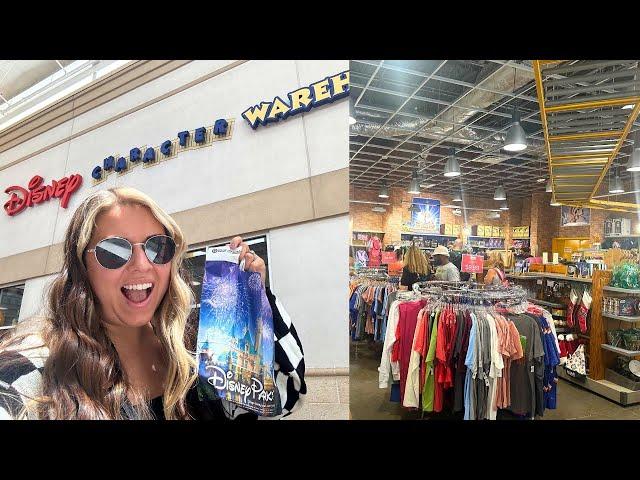 Shopping at the Disney Character Warehouse Outlet on International Drive! August 2024!