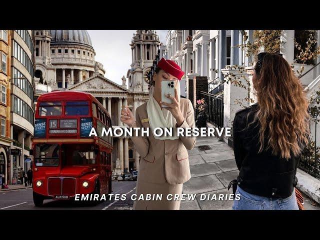 Emirates Cabin Crew Vlog | A Month On Reserve | 3am Standby | GRWM