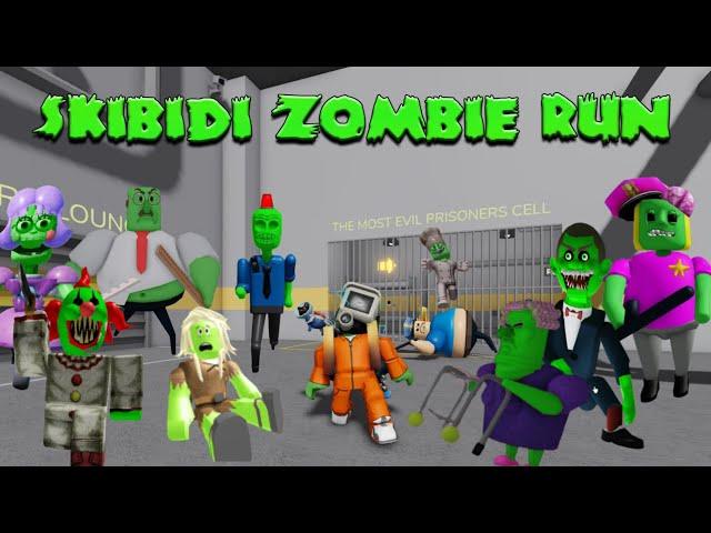 SKIBIDI ZOMBIE Speed Run in 10 Scary Obby Games, Gran, Barry, Police Girl, School, Siren Cop, Papa