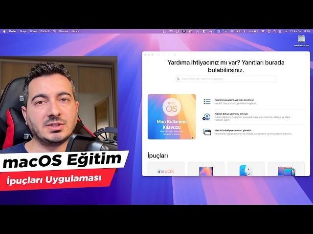 macOS Kullanım Rehberi: Yeni Başlayanlar için Eğitim Serisi Giriş Dersi - İpuçları Uygulaması