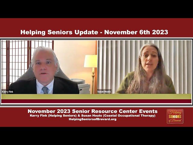 Nov 2023 Senior Resource Center Events | Helping Seniors Update