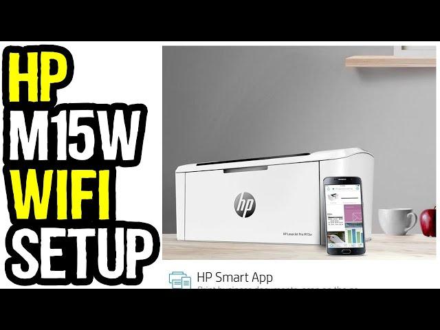 How to Setup Wifi Printing in HP LaserJet Pro M15w Printer | Wireless Direct