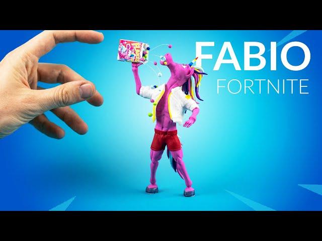 Creating FABIO SPARKLEMANE & Flake Shake with polymer clay – Fortnite Season 8