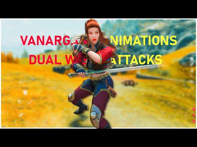 Skyrim Mods 2022 - Vanargand Animations - Dual Wield Attacks