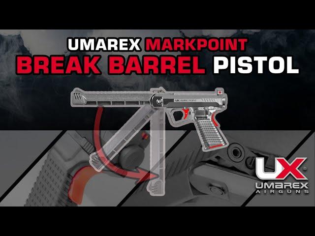 Umarex MarkPoint Break-Barrel Pellet Air Pistol Airgun Features