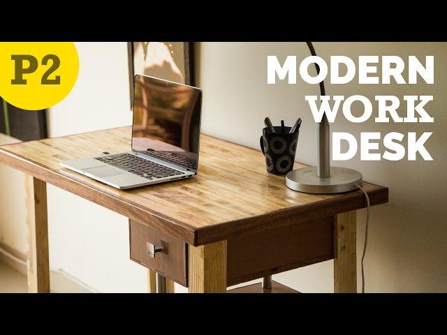 DIY Modern style desk – How to Build