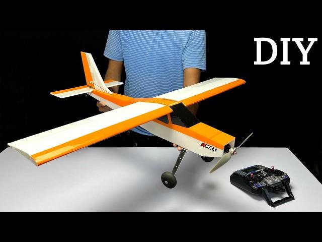 How To Make Radio controlled AeroPlane At Home| DIY Tractor plane |#aeroplane #rcplane