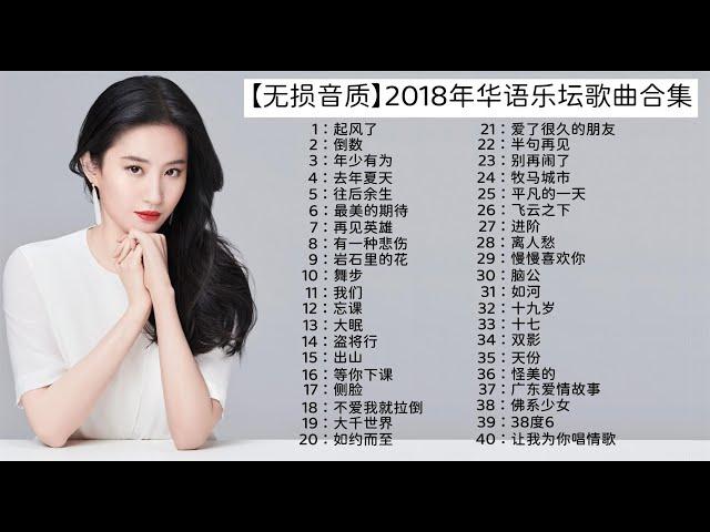 【3小时无损歌曲】2018年华语乐坛歌曲合集