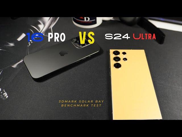 iPhone 16 Pro Vs Samsung Galaxy S24 Ultra - 3DMark Solar Bay Benchmark Test