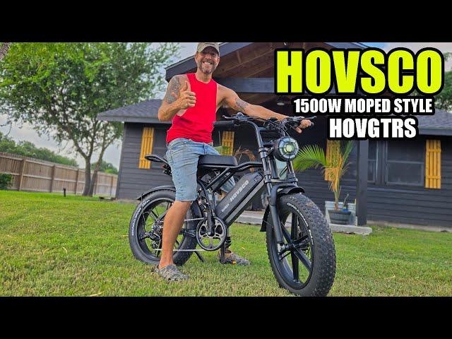 My Honest Review Of The Hovsco HovGtrs 1500W Moped Style Electric Bike