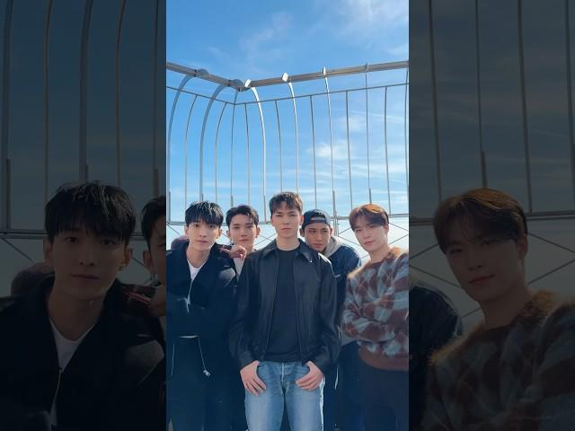 #LOVE_MONEY_FAME at 1,000ft up Empire State Building #SEVENTEEN #세븐틴 #SPILL_THE_FEELS