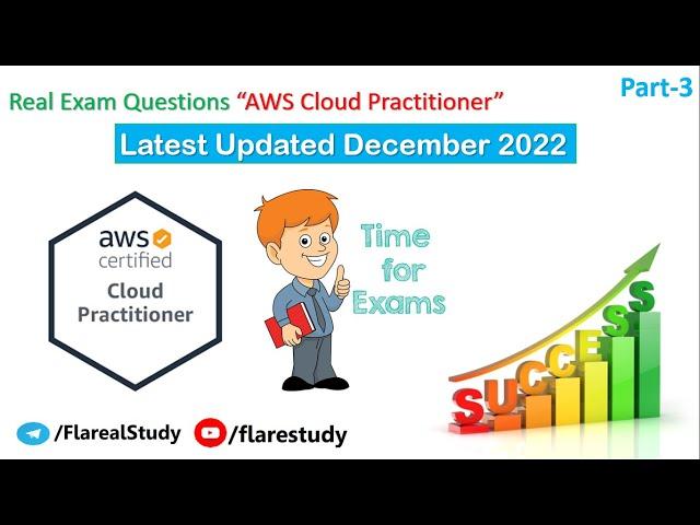 AWS Practice Exam For Beginners | Latest Real AWS Cloud Practitioner Exam CLF-C01 | Part-3 #aws