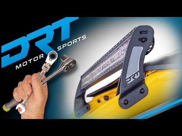 DRT Motorsports Can-Am 2024+ Maverick R Light Bar Bracket Kit Install Guide.