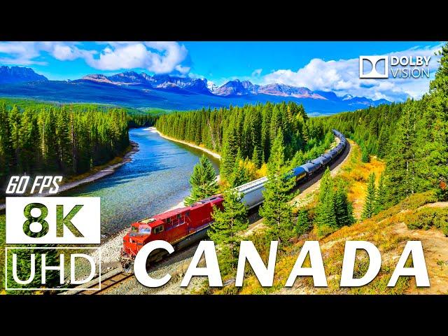 CANADA - Scenic Relaxation Film With Inspiring Cinematic Soundtrack - 8K (60fps) Video Ultra HD