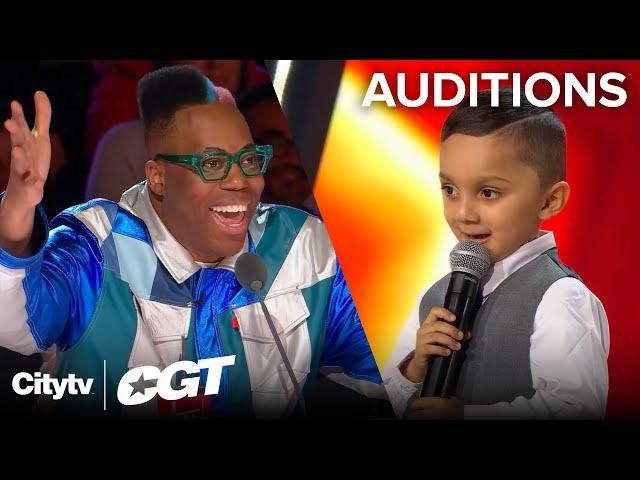 ADORABLE 4-Year-Old Yuvin Marasini Wins Over The Judges | Auditions | Canada’s Got Talent 2024